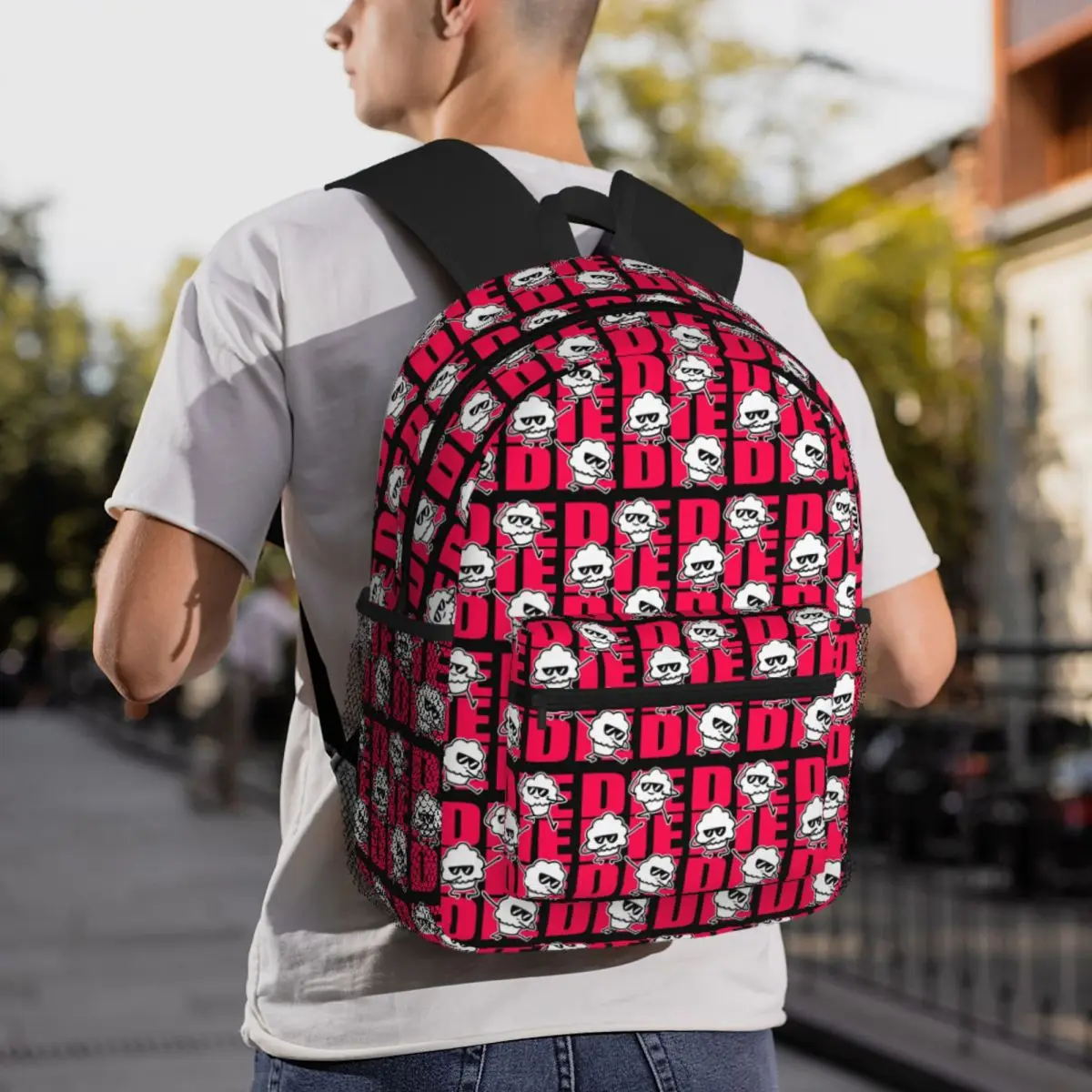 It's Muffin Time Backpack Daypack Large Capacity Children BookBag School Bag Shoulder Bags for Men Women
