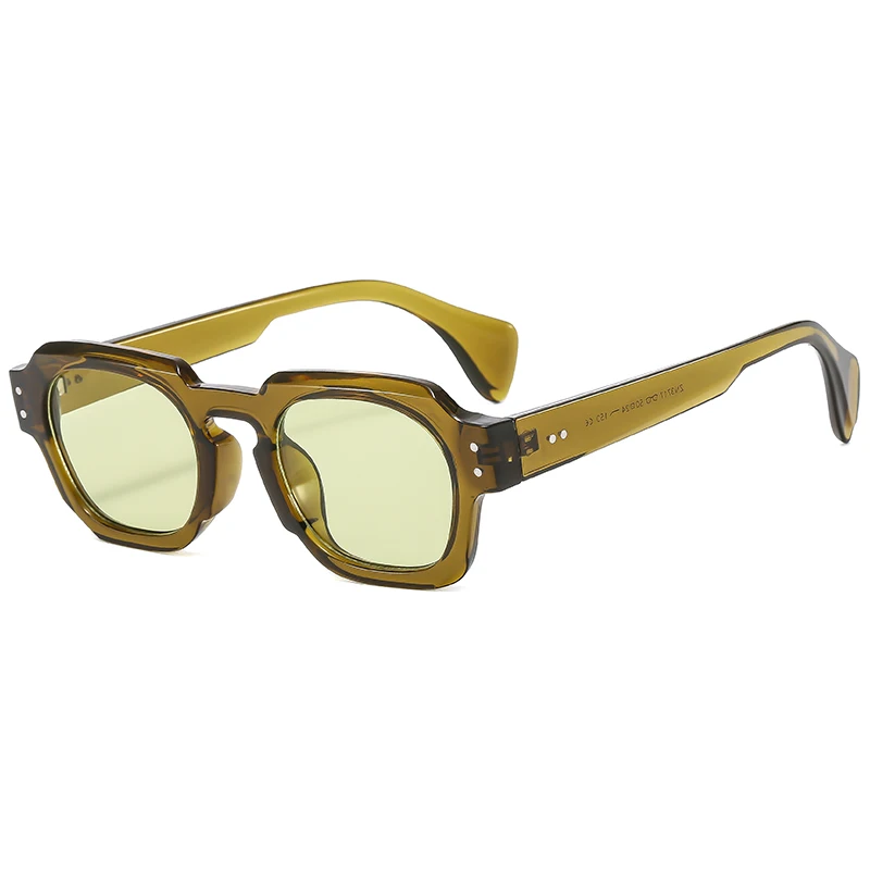 Fashion Square Women Luxury Brand Designer Sunglasses Retro Candy Color Shades Men Trending Black Grey Sun Glasses UV400