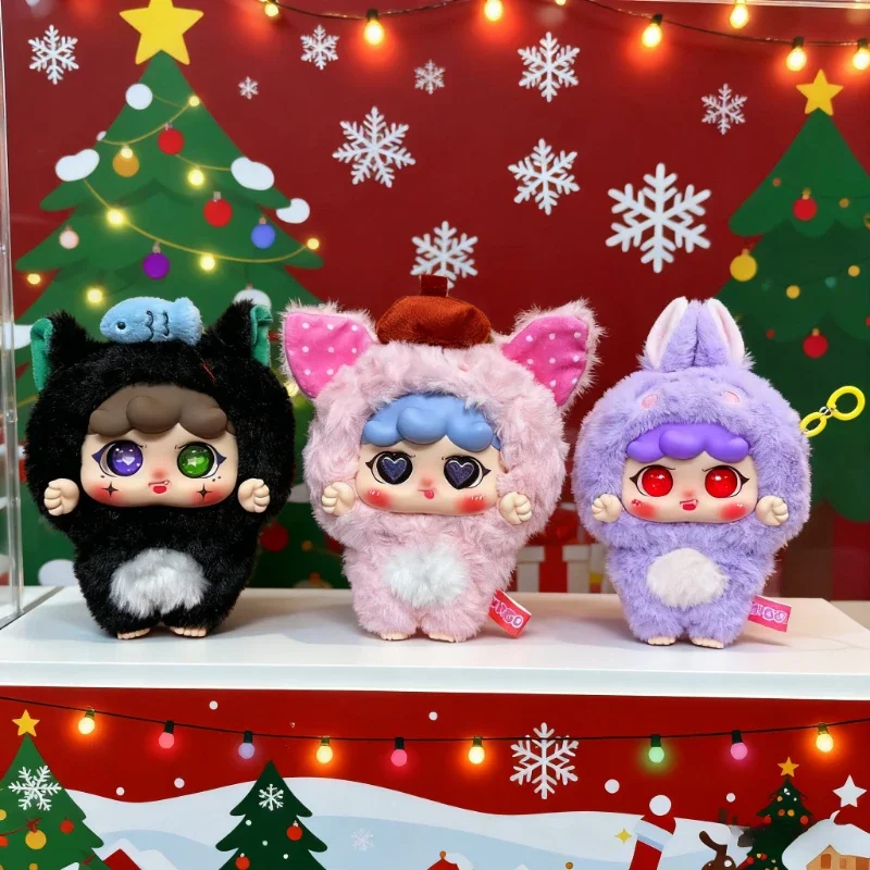 # # Zabawna Niespodzianka Pluszowa w Pudełku Niespodziance, Przenośna Pluszowa Zawieszka, Urocza Laleczka Dekoracyjna, Codzienna Kolekcja dla Dzieci, Prezent na Boże Narodzenie