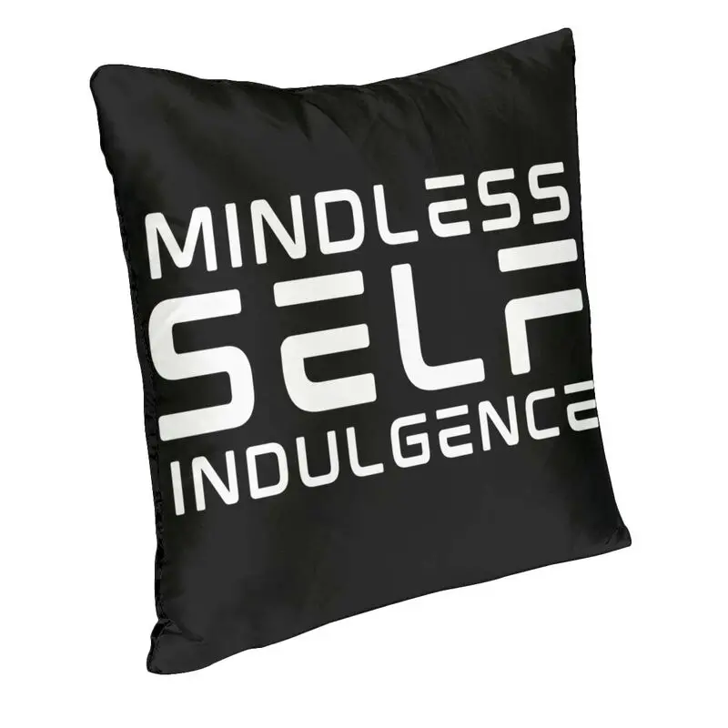Self Indulgence Punk Rock Band Mindless Cushion Cover 40x40cm Home Decorative Print Throw Pillow Case for Car Double-sided