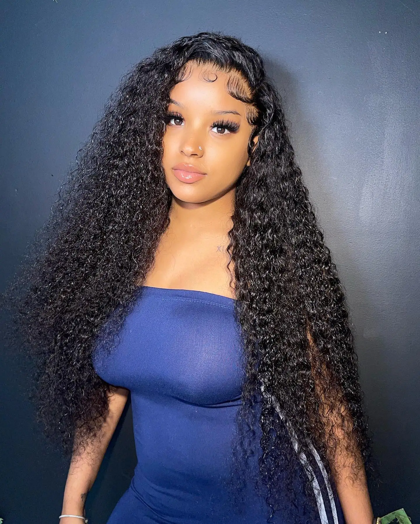 HD Lace 13x6 Frontal Wig Deep Wave Human Hair Wig 250% 300% Curly Glueless Full Hair Wigs 7x5 HD Transparent Lace Closure Wigs