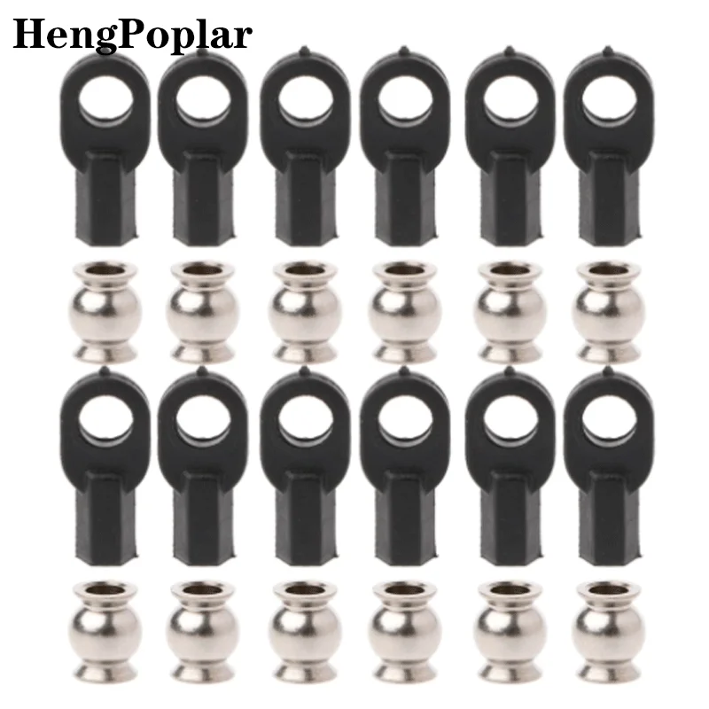 12Pcs/set for M3/M4 Size 5347 Delta Buckle Ball Caps Paralleled Carbon Rod Joints For 3D Printer Printing Accessories