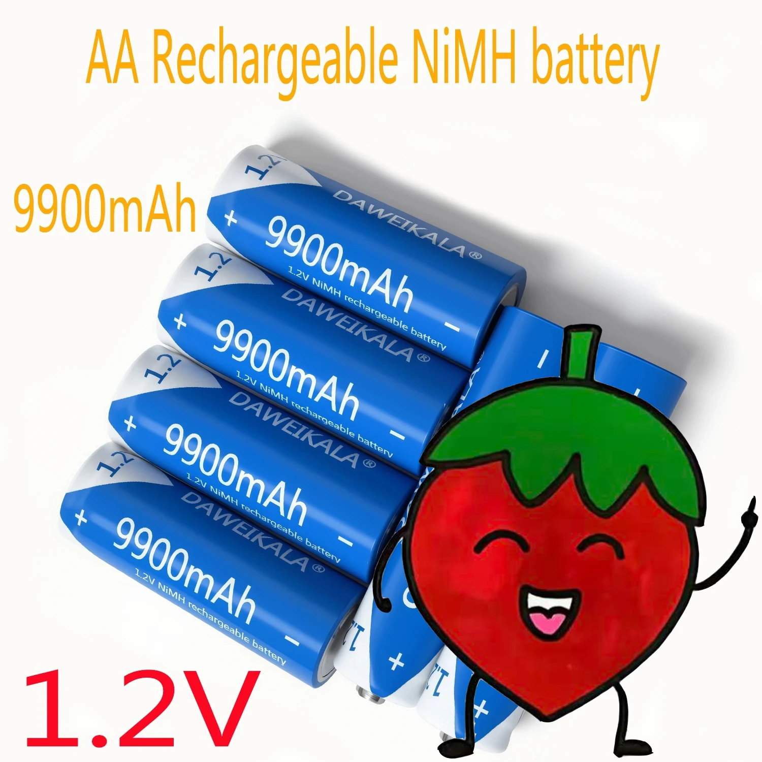 Rechargeable NIMH 1.2V AA  Battery high capacity 9900mAh for toys Remote control mouse Alarm clock mouse fan
