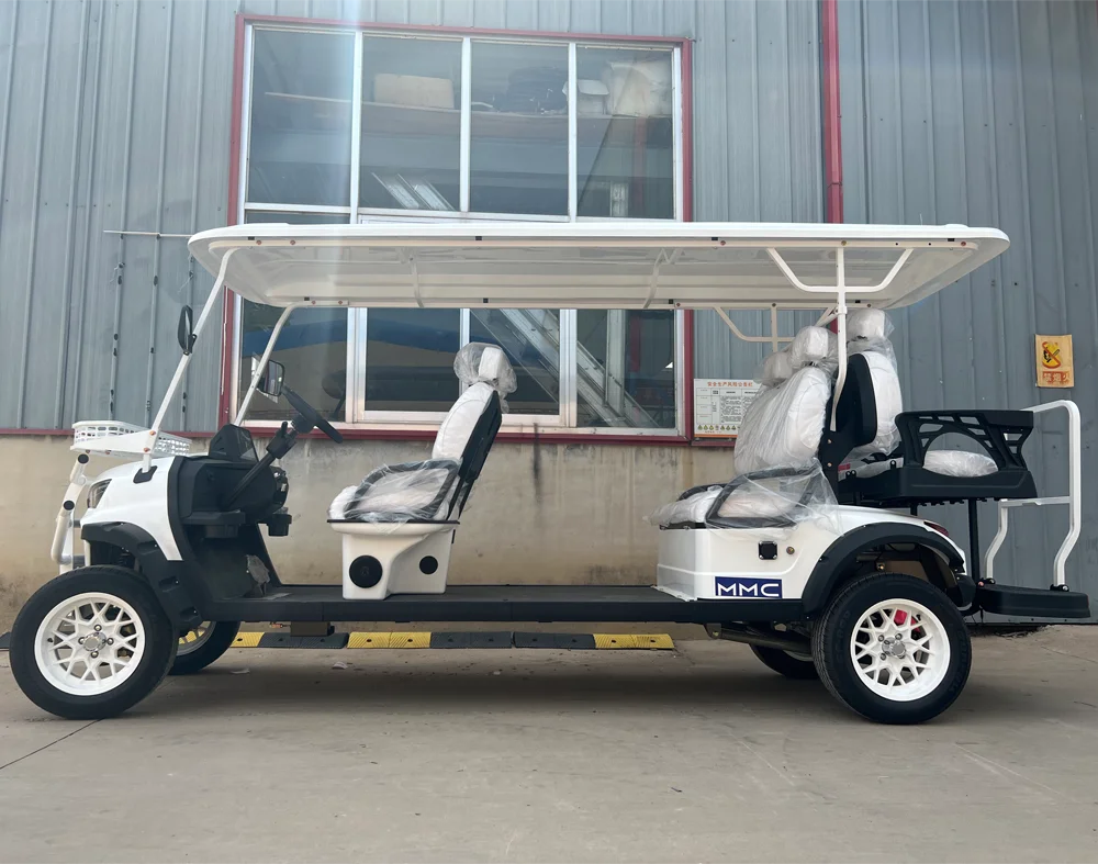 Street Legal Electric Lithium Battery Golf Cart/China 6 Seater 5000W Sightseeing Scooter 4 Wheel Solar Electric Golf Cart