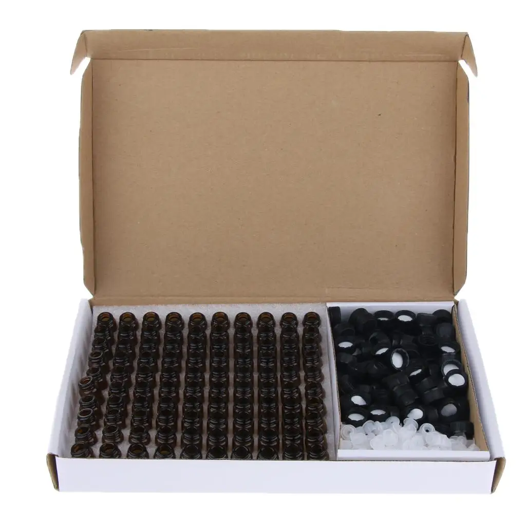 زجاجات إسقاط الزجاج ، حاوية مستحضرات التجميل ، فارغة للزيوت الأساسية ، 15 *