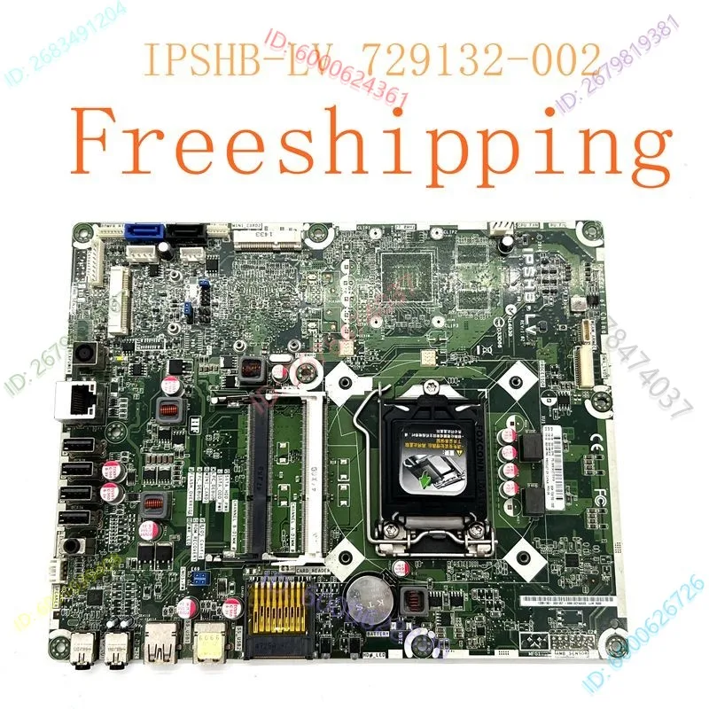 

729132-002 For HP 20 AIO Motherboard IPSHB-LV 729132-502 729132-602 Mainboard 100% Tested Fully Work