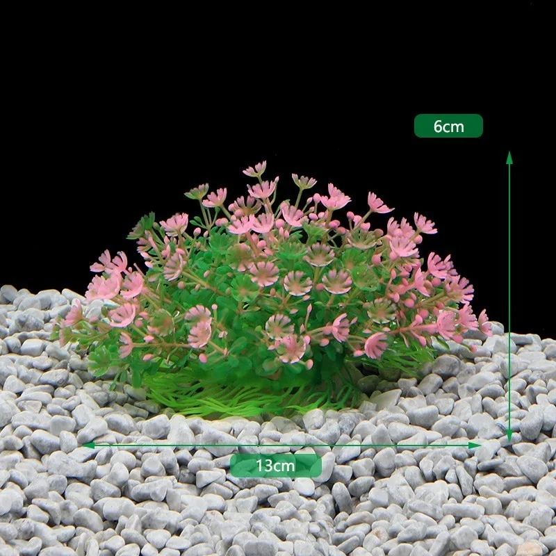 

10pcs Aquarium Plants Landscaping Fish Tank Aquarium Accessories Plastic Plant Grass Decor