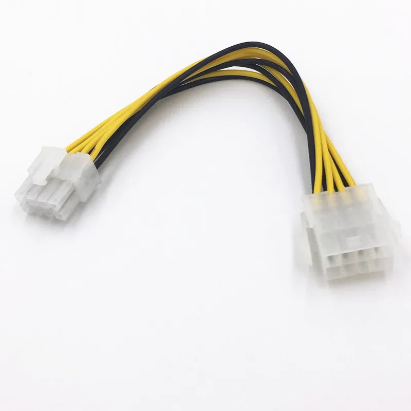 8Pin Male To Female CPU Motherboard Power Supply Cable Extension Cord Connector Laptop Computer 8Pin to 8Pin Adapter Power Cable