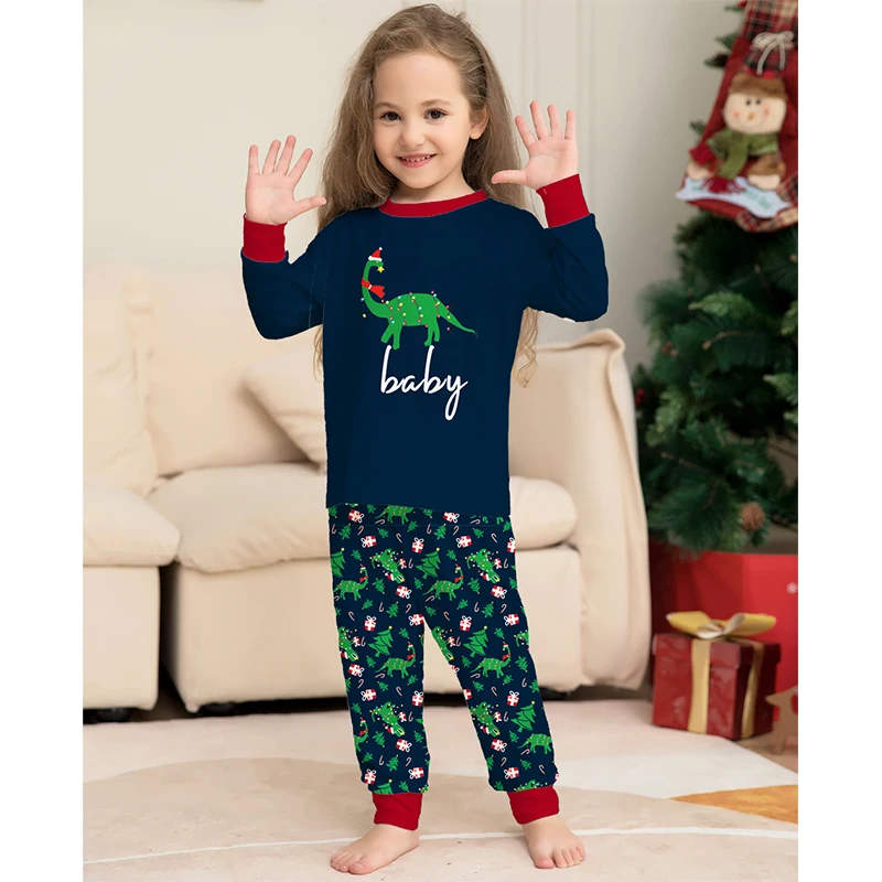 Family Matching Christmas Pajamas Set 2025 Xmas Father Mother Daughter Family Look Clothes Adult Kids Sleepwear Pyjamas Outfits