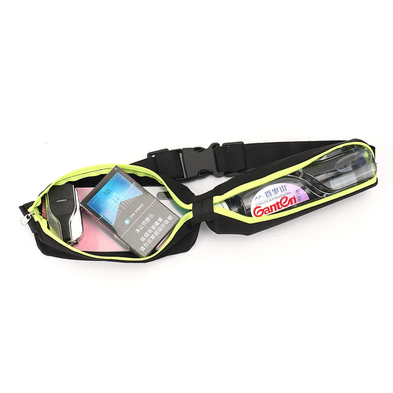 Sports Bag Running Waist Bag Pocket Running Cycling Jogging Waist Belt Pack Phone Pouch Pocket Waterproof Adjustable Gym Bag