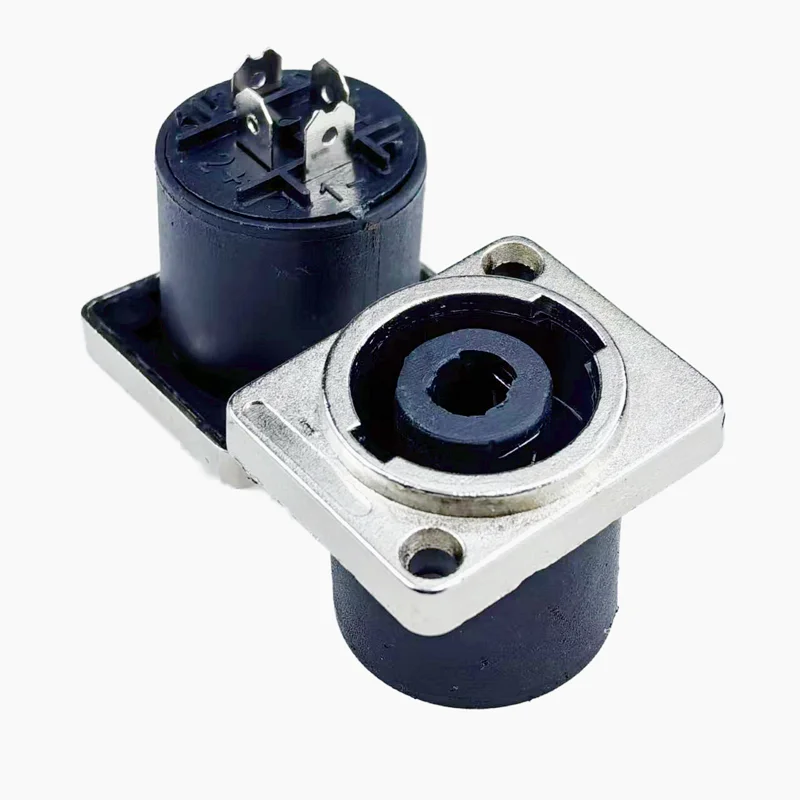 

8 шт. MW аудио металлическая маленькая квадратная 4-контактная розетка для динамика, шнур для сценического динамика, гнездовая розетка для динамика, гнездовая розетка