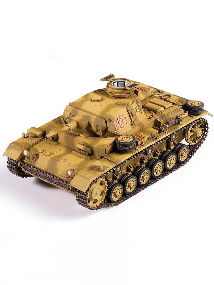 1/35 modelo da academia 13531 alemão panzer iii ausf j (tp) campo de batalha norte-africano montagem escala diy brinquedos modelo kit