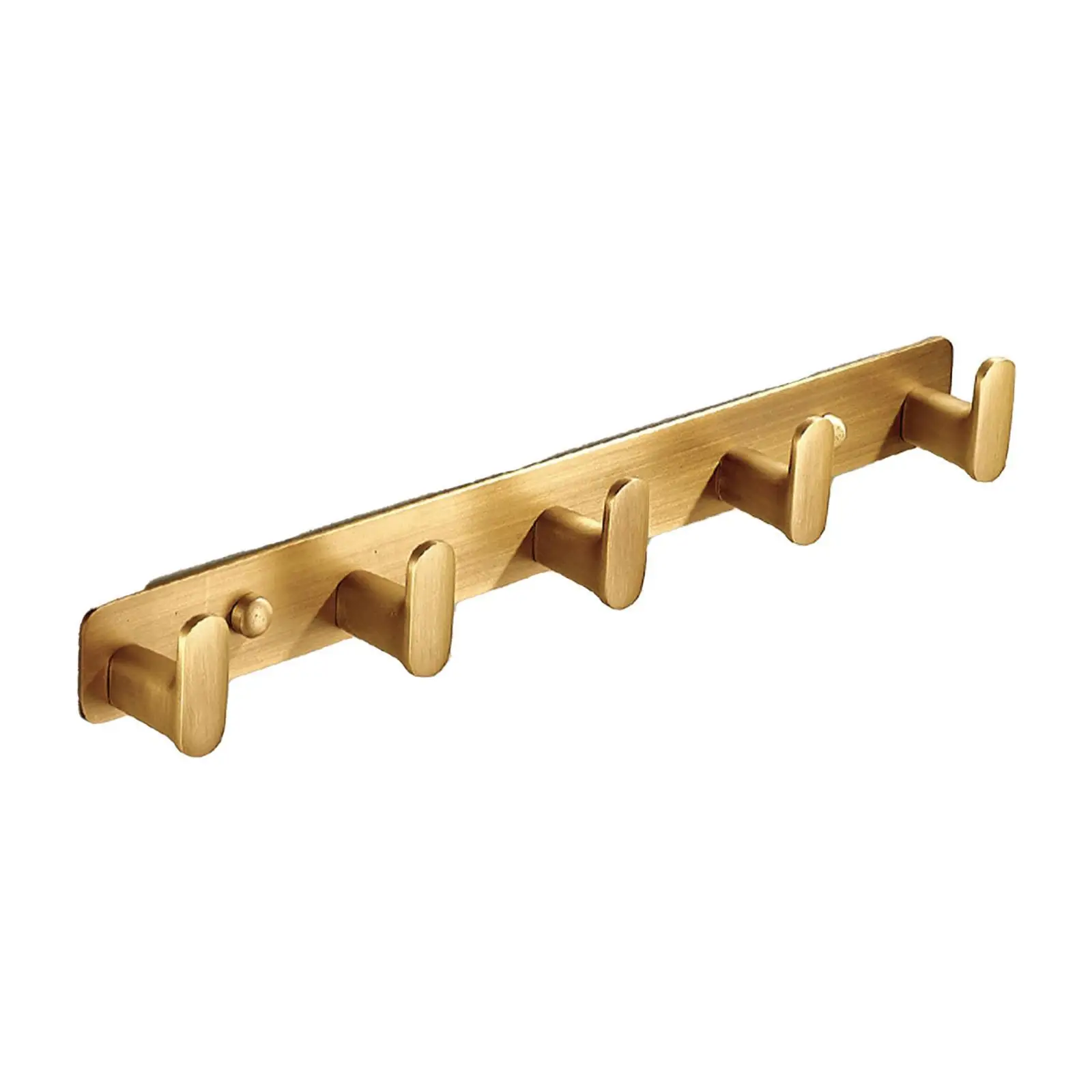 Coat Rack Wall Mount Brass Modern Hook Rack Wall Mounted Clothes Holder for Entryway Bedroom Bathroom