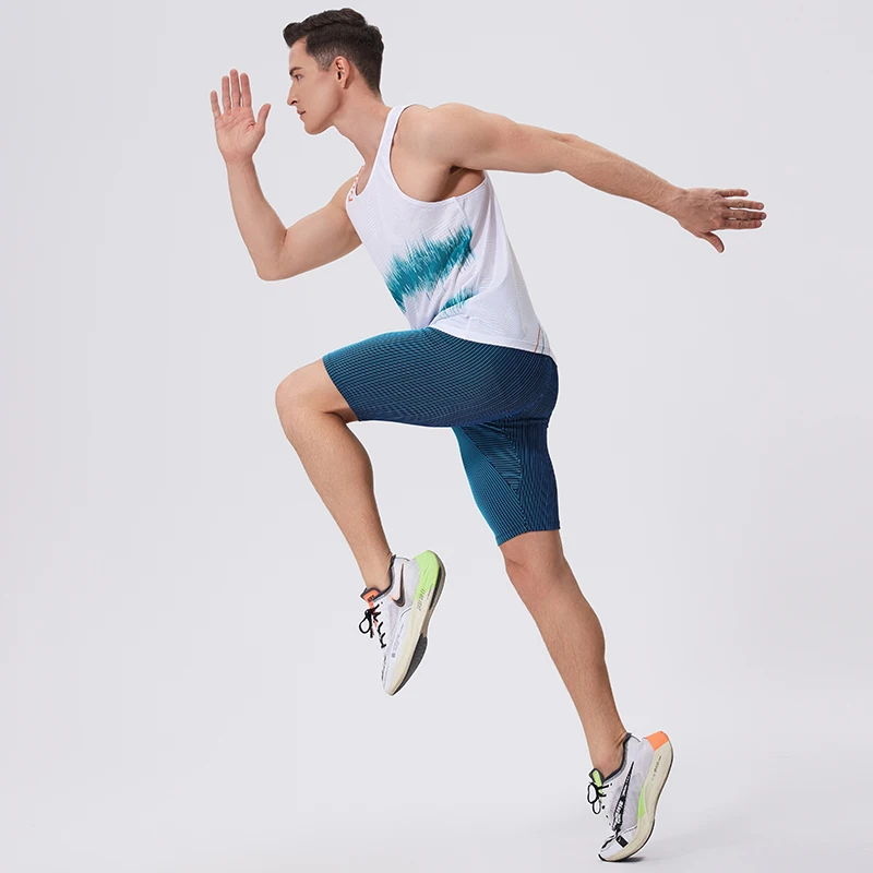 New Summer Breathable Casual Fitness Training 5-Point Pants Men'S Versatile Running Sports Quick Drying Tight Compression Shorts