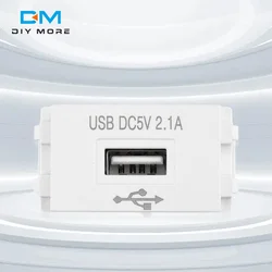USB Power Module 220V Socket 5V2.1A Mobile Phone Charging Panel USB Power Module 5V Transformer Charging Power Switching Adapter