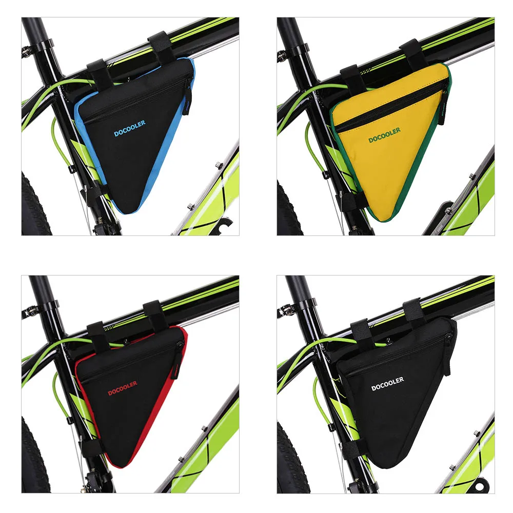 Docooler Triangle Cycling Bag Waterproof Bicycle Front Saddle Tube Frame Pouch Bag Holder Outdoor Sport Triangle Bicycle Bag