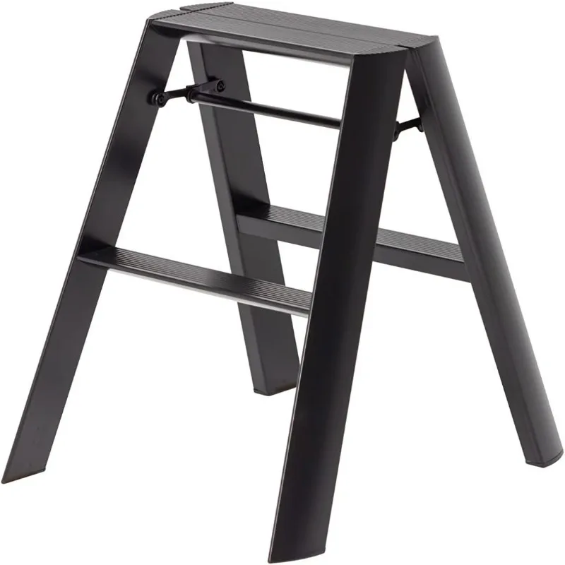 Ladders Lucano Step Stool, 2-step Black