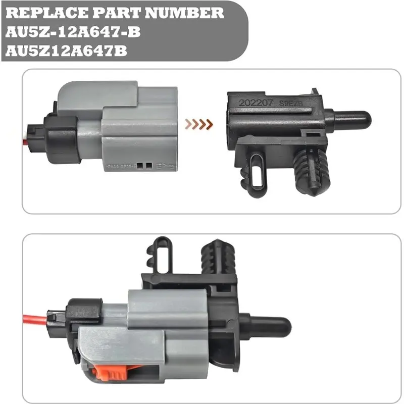 For AU5Z12A647B Pigtail Harness A/C Ambient Air Temperature Sensor& Connector For Ford Fusion Escape Explorer F-150