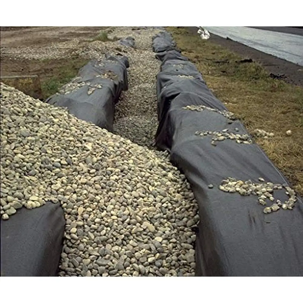 Permeable Filter Fabric ArmorLay Non-Woven 12.5' X 60' Stabilization Road French Drain