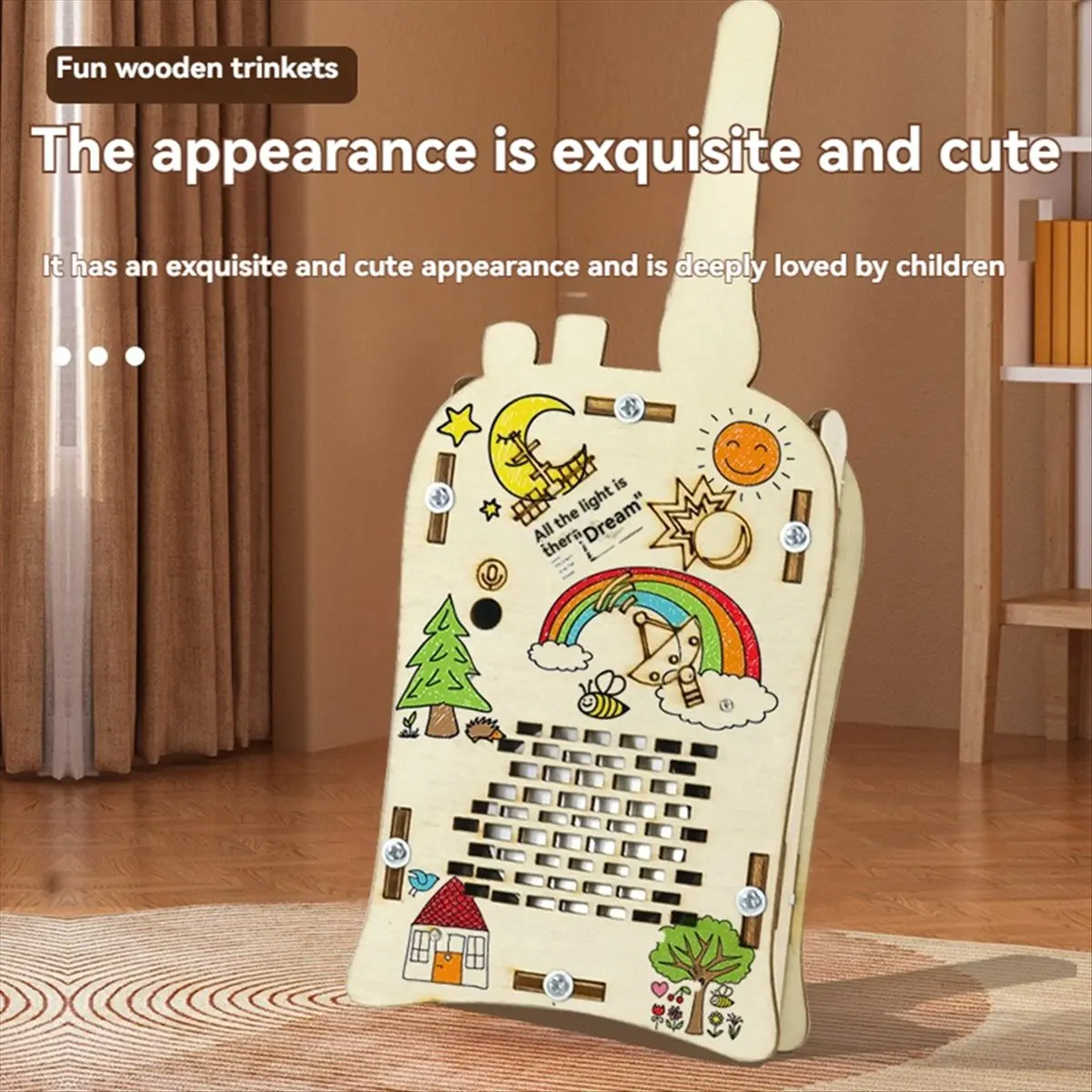 SWXF Kit scientifico modello walkie-talkie wireless fai-da-te per bambini Kit di strumenti sperimentali per la fisica Materiale scolastico per l'apprendimento dei bambini