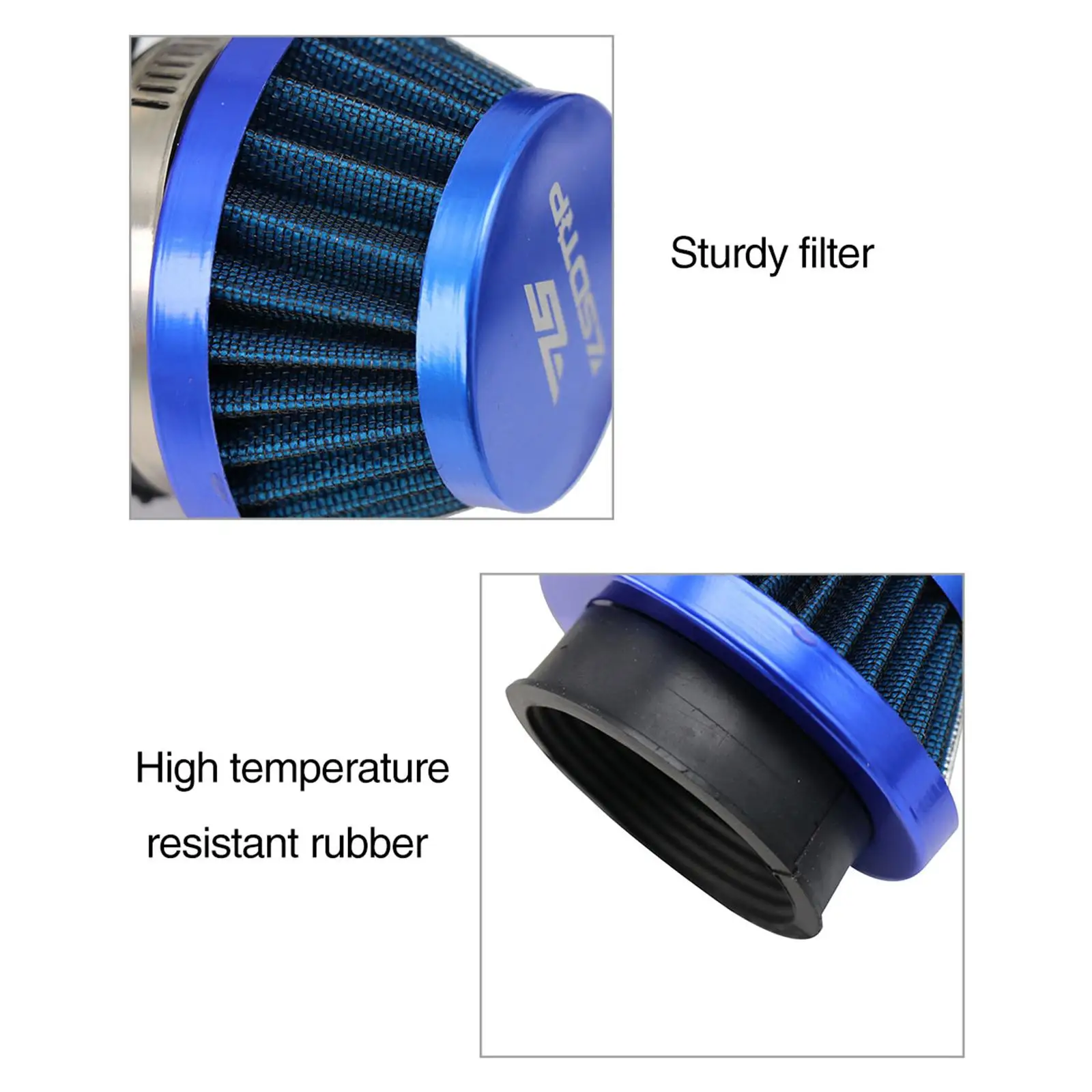 Mushroom Head Motorcycle Air Filter Universal Intake Cleaning Part for Motocross Pit Bikes 55mm Dirt Bikes Upgrades