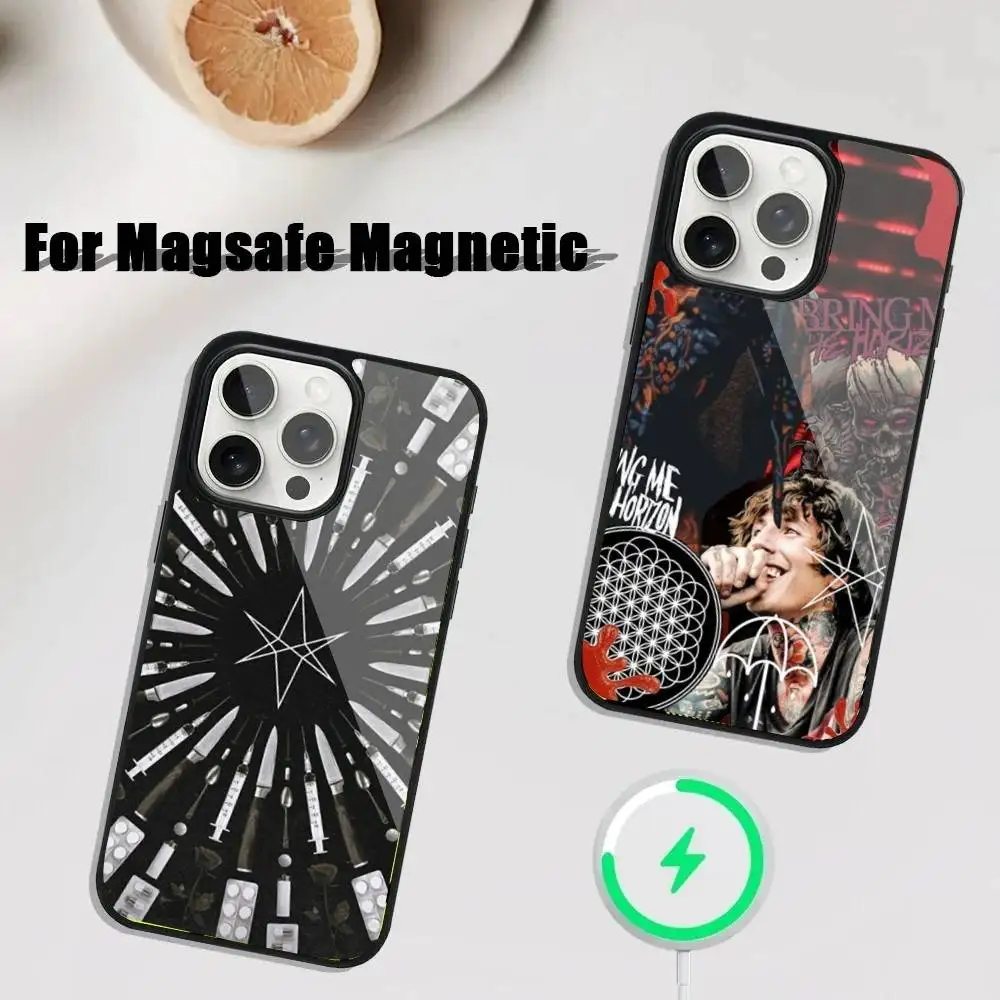 

Bring Me The H-Horizons BMTH Phone Case For iPhone 16,15,14,13,12,11,Plus,Pro,Max Mini Magsafe Magnetic Wireless Charging
