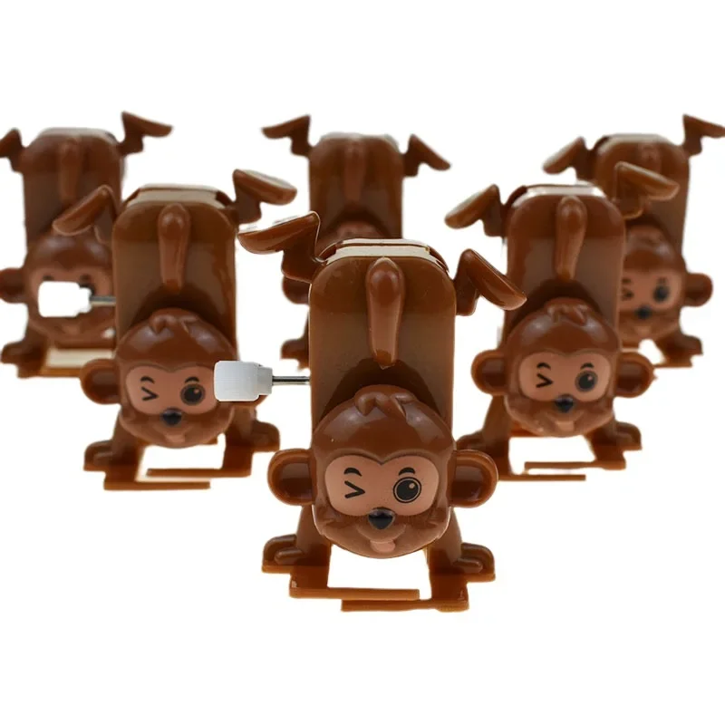 

1 Pcs Novelty Funny Clockwork Upside-down Walking Monkey Model Clockwork Toy Monkey Toy Gift Children Funny Toys