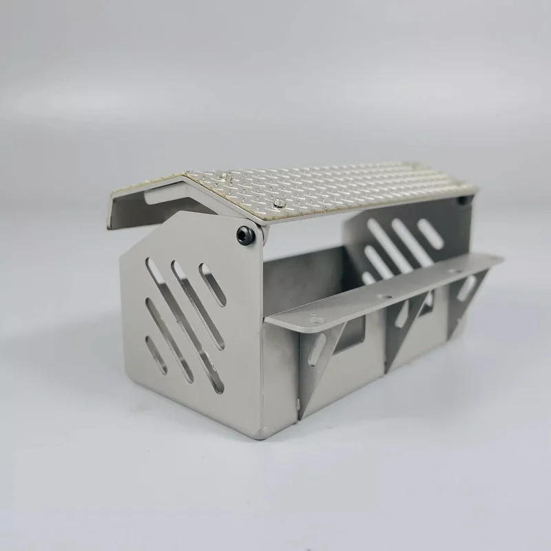 1/14 Drag Kopf Schlamm Kopf Simulation Metall Verkabelung Toolbox DIY Strahl Dekoration Für Tamiya Lesu Für Scania Mann Teile