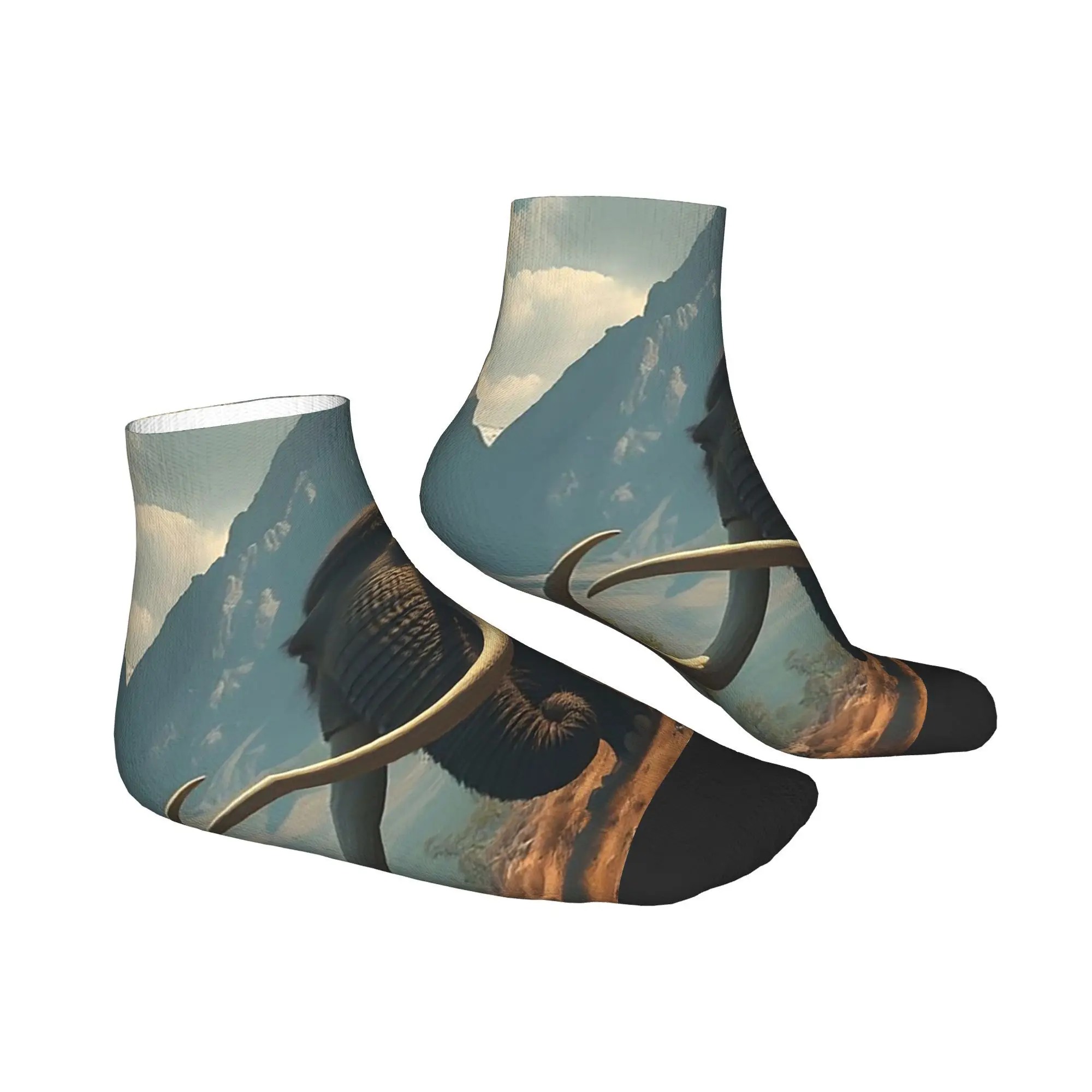Calcetines de bestia prehistórica de mamut, medias súper suaves Harajuku, calcetines para todas las estaciones, accesorios para regalos de hombre y mujer