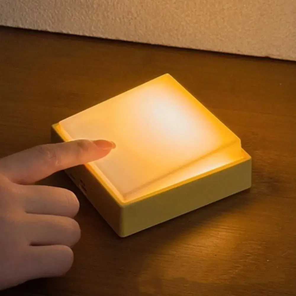 

Stepless Dimming Night Light Eye Protection USB Charging Desk Lamp Magnetic Suction White Yellow Design Bedside Light