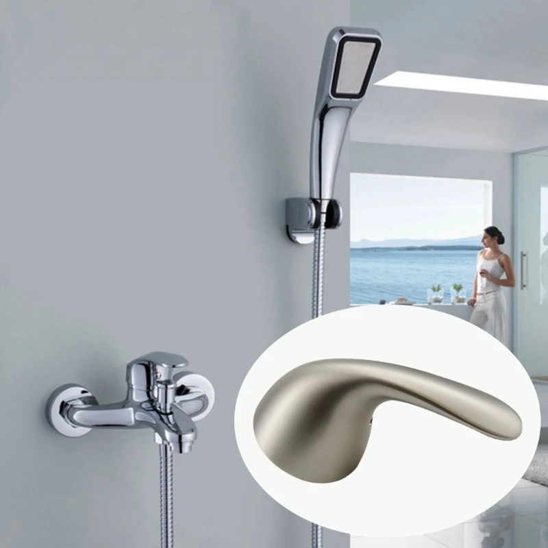  RP48717 Replacement Handle Single Lever Handle Easy Installation with Polish Finishing Suitable for Shower Systems