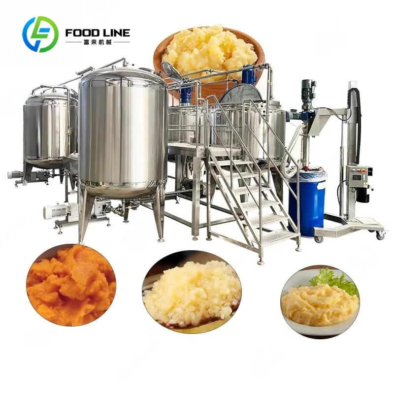 Multifunctional Wet Grinder Machine Automatic For Ginger Garlic Paste Grinding Filling Processing