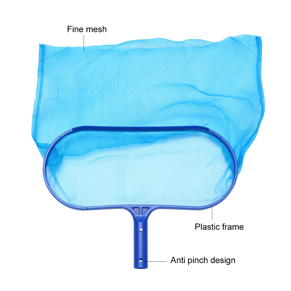 Pool Net Aquarium Skimmer Leaf Rake Scoop Portable Mesh Filter Fish Landing Fishnet