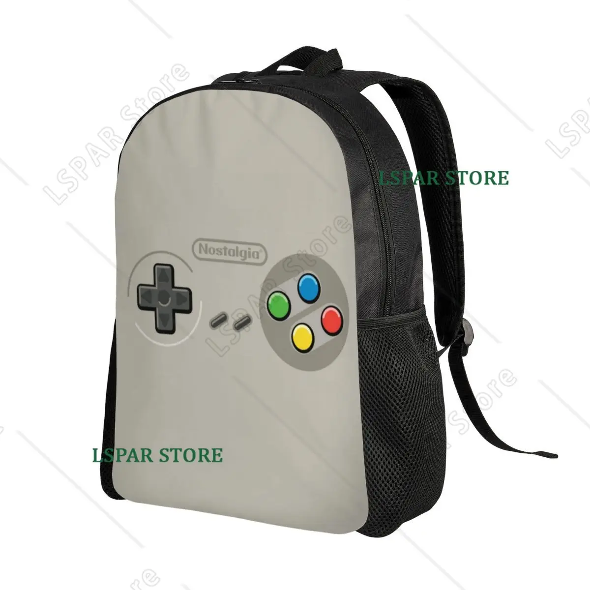 Custom Retro Video Game Turbo Controller Laptop Backpack Men Women Fashion Bookbag for College School Students Gamer Lover Bag