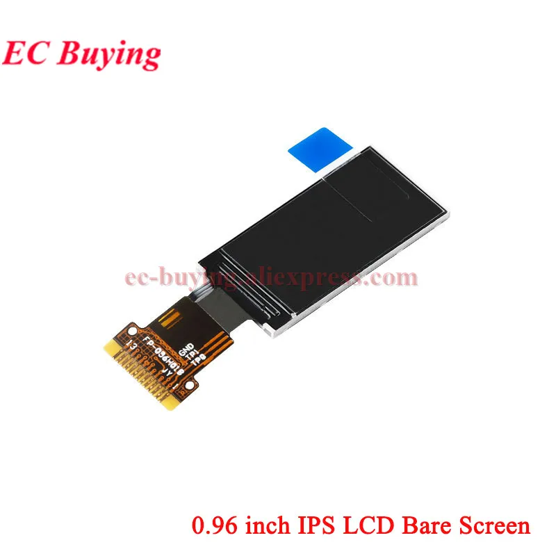 0.96 Inch 0.96 TFT Color Screen Serial LCD Display 80160 SW32M55A4 MCU Development Board Horizontal and Vertical Screen Bare
