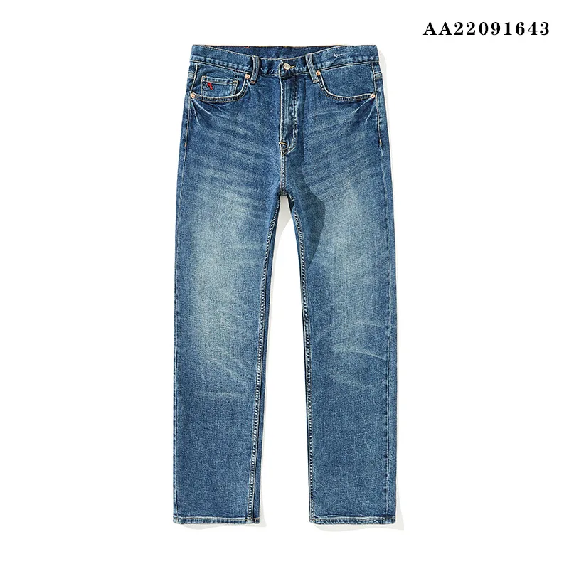 

Autumn Winter Vintage Jeans Thicke Blue Designer Jeans Pants Fashion Men's Loose Fit Jeans Daily Wear All-match Mens Jeans Sale