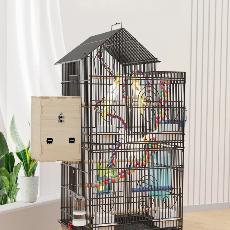 Palomas Parrot Birdcage Accessories Passaros Budgie Rabbit Bird House Hamster Outdoor Gabbia Per Uccelli Pet Furniture CY50BC