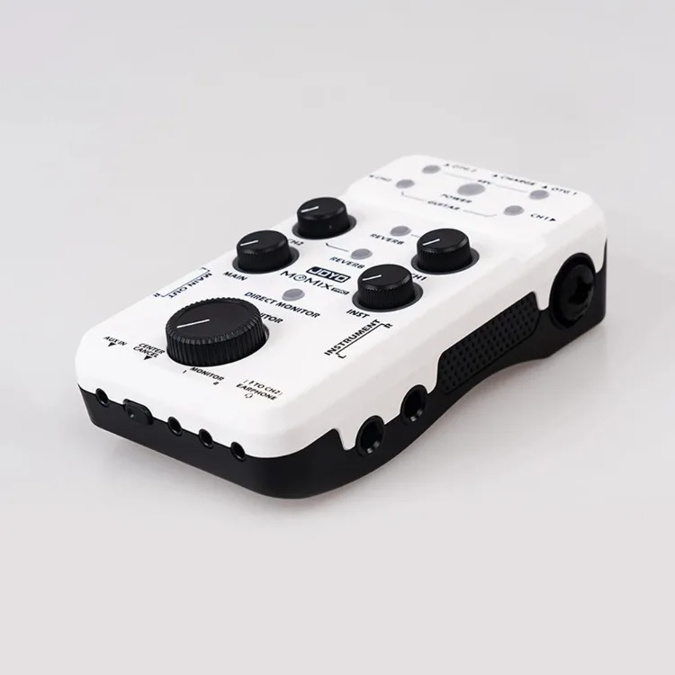 MOMIX PRO Audio Mixer Suitable Portable Sound Card for Recording & Live Streaming for Microphone Guitar Keyboard