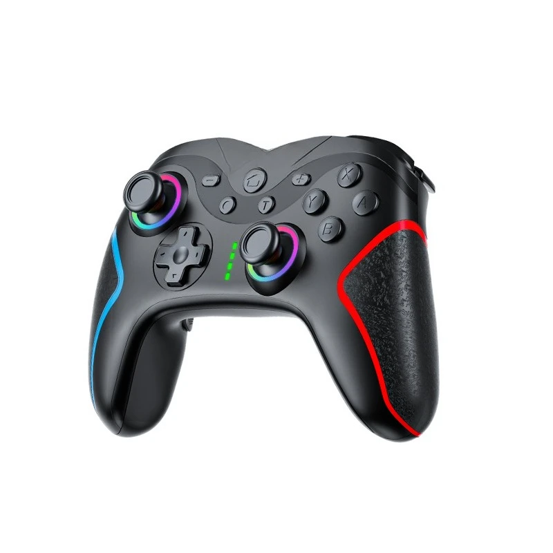 

Gamepad S01 new Bluetooth three-mode RGB e-sports light effect handheld somatosensory double vibration Hall trigger