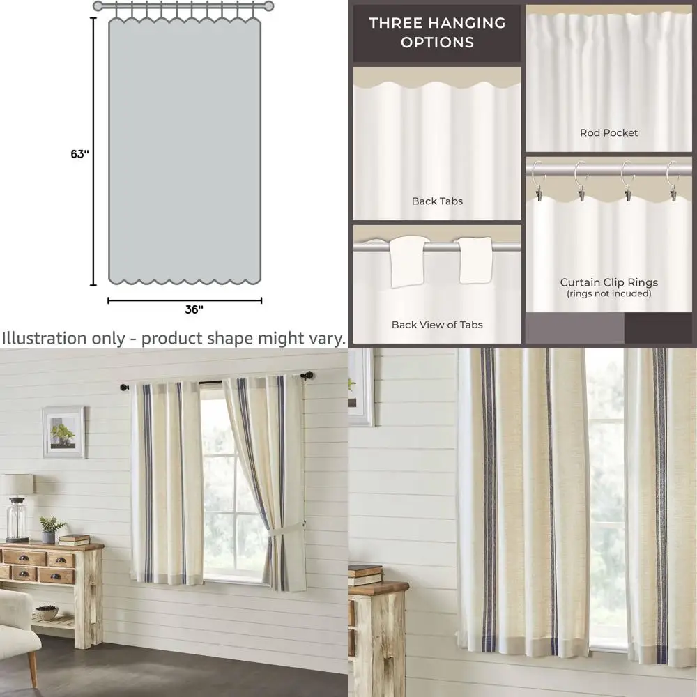 

Синие шторы с полосатым узором, 63 штуки