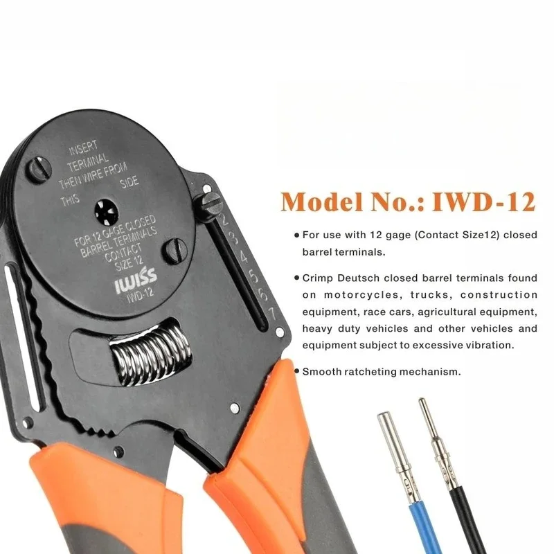 مكشكش أسطواني مغلق 4 طرق، 8 نوع الانطباع لقياس الاتصالات الصلبة الألمانية (IWD-12/16/20) #4