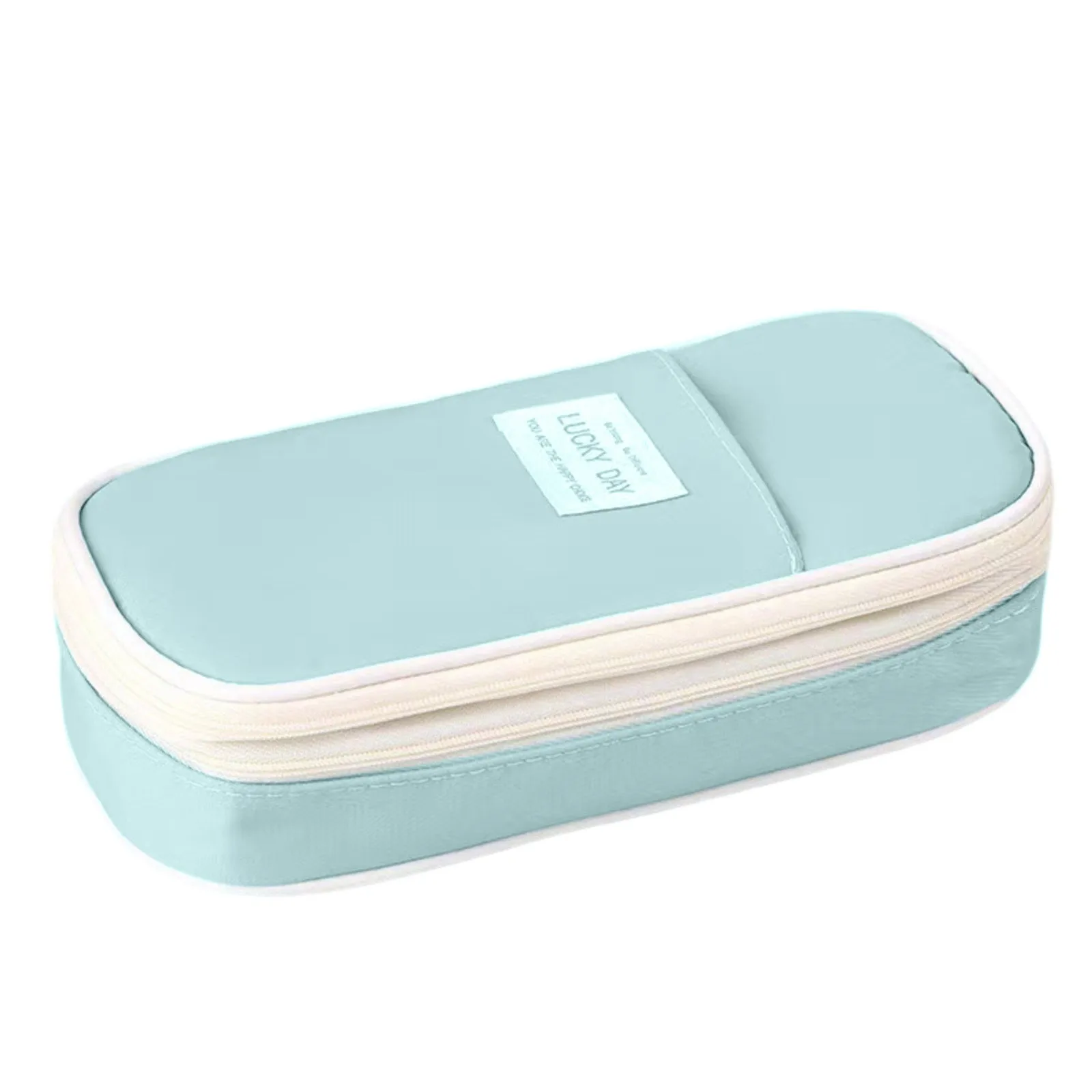 Large Capacity Pencil Case Student Writing Organizer Multi Color Stationery Storage Box Kids School Supplies Organizer Multi