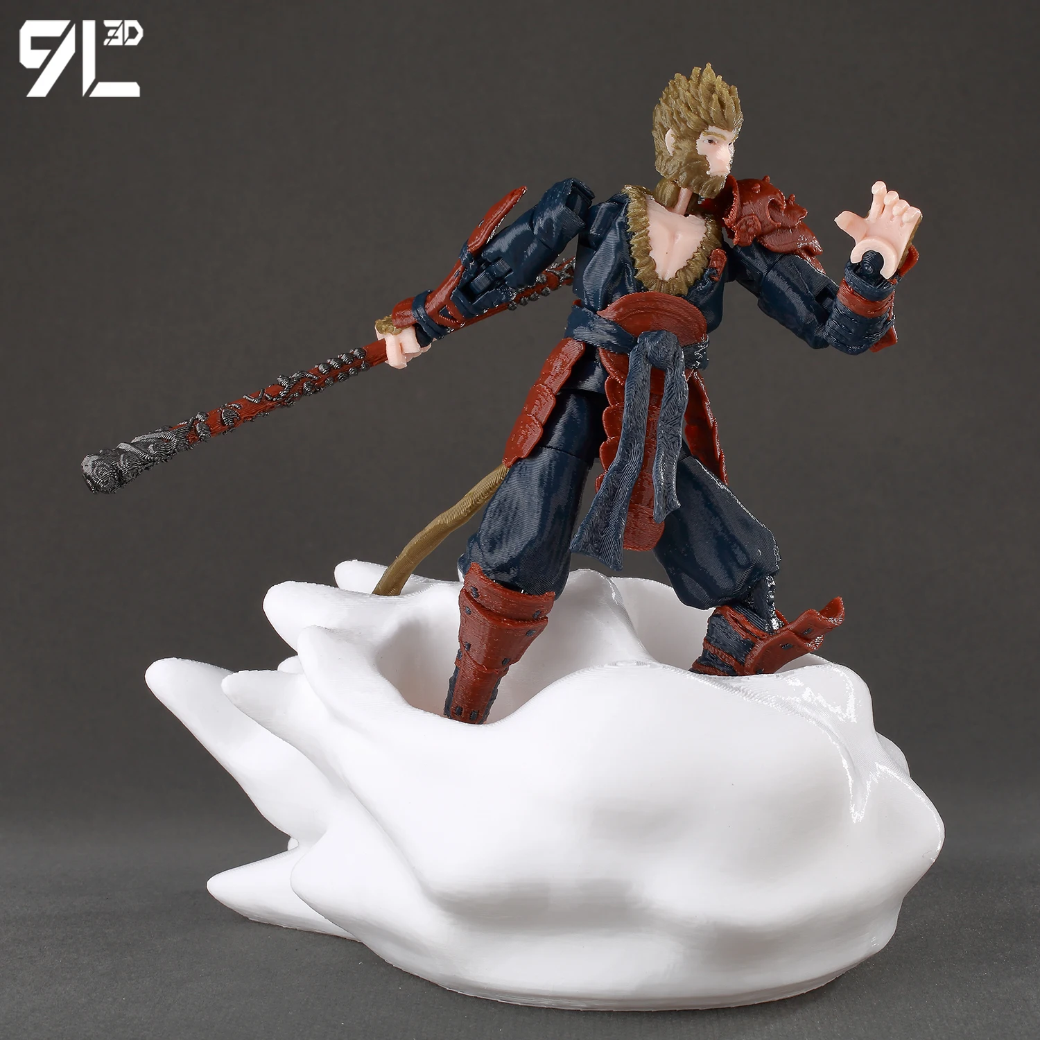 9L3D Lucky13 Figure Dummy13 T13 Anime Action Wukong Cloud Ride modèle mythe noir inspiré support volant décor bureau Collection jouets