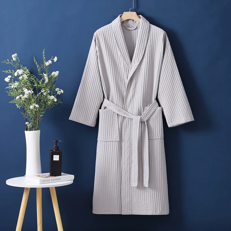 Long Sleeve Women's Pajamas Robe 100% Cotton Wedding Dress Autumn Winter Casual Women's Bathrobe Home Wear Shower Night Kimono