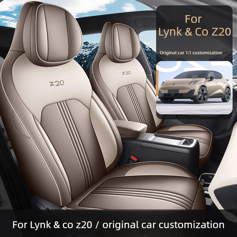 

Чехлы для автомобильных сидений Lynk & Co Z20 2025-2026, полный комплект для передних и задних сидений, аксессуары ﻿