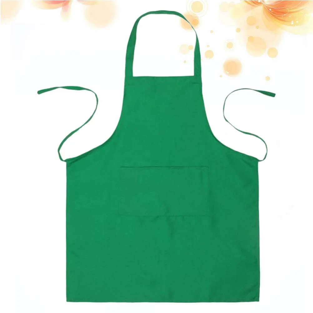 

2 Pcs Waterproof Working Apron Bib Aprons with Pockets Korean Version