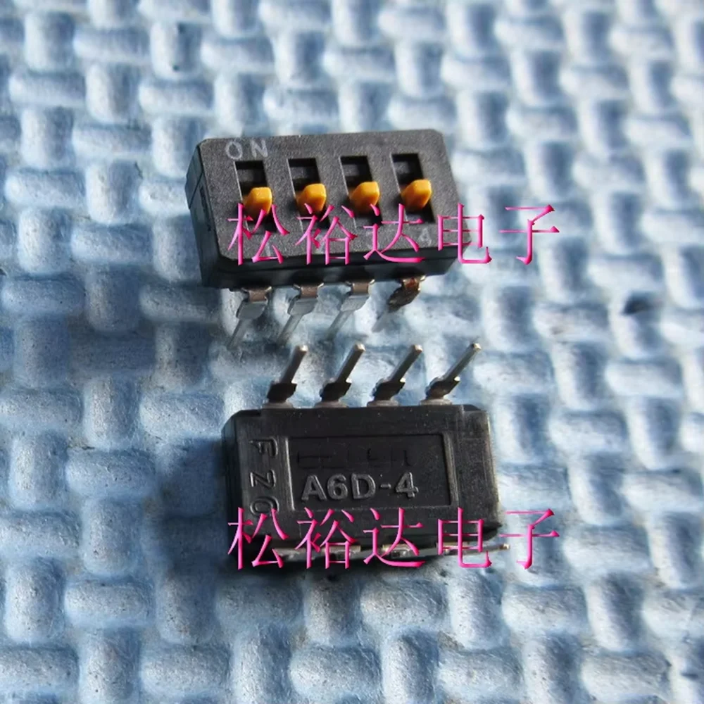 Original new 100% A6D-4103 4-bit code switch spacing 2.54mm