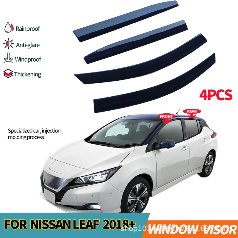 

Suitable for Nissan Leaf rain and shine shield side window rain strip deflector Leaf ZE1 2018 Window visor