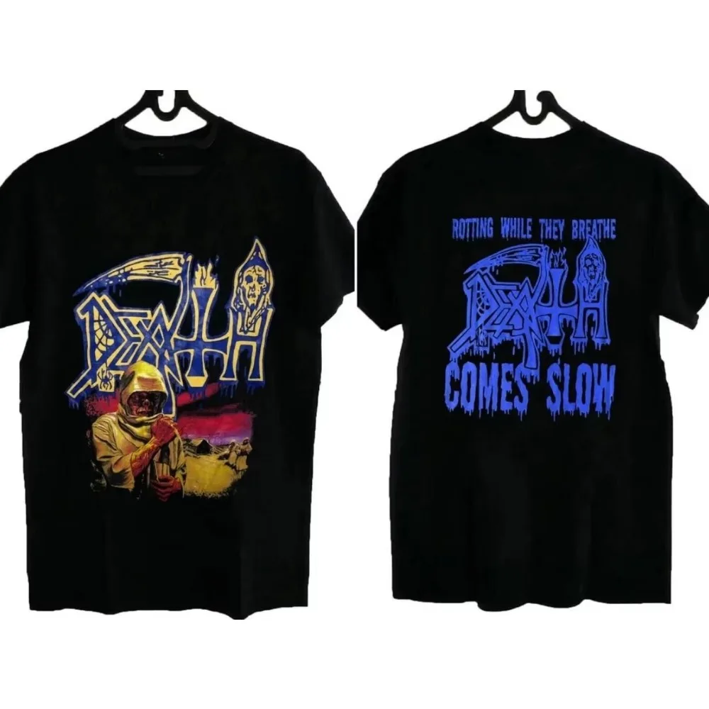 

American Death Leprosy T-shirt Metal Hard Rock New Band Summer New Retro Fashion Men and Women Streetwear