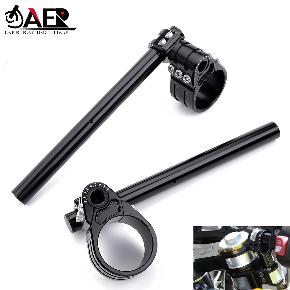 Motorcycle Handlebar for BMW R NINE T R-nine-T RnineT 2014-2019 Adjustable CNC 55mm Clip On Ons Fork Handlebars Handle Bar